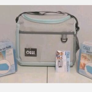 New OLLI Lunch Cooler With 2 Pk. Ice Packs Total Of 8 Individual Packs